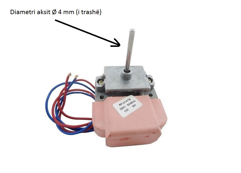 VNT408 - Ventilator no frost 220v 2fije rozë (RF-01WTB) ø4mm