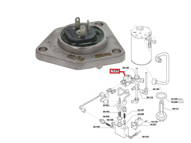 DZT3701 - Kapak dozatori ventoline GICAR 1/4