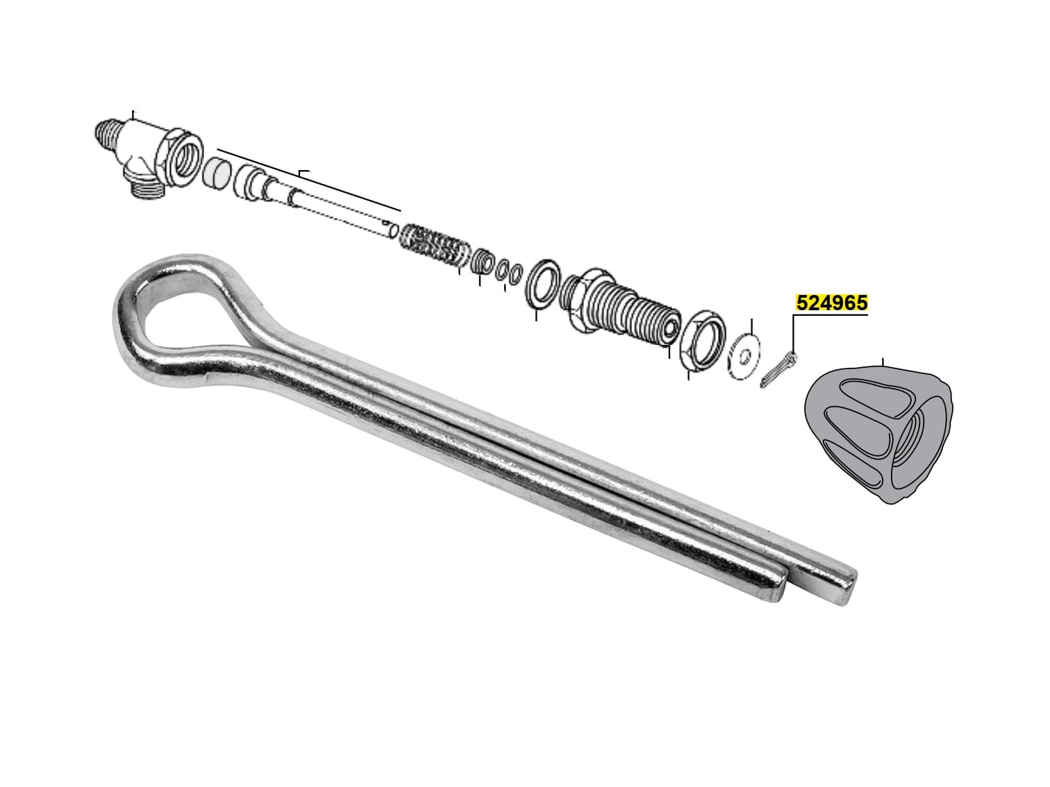 FRM3301 - Karfice inox ferma per rubinet avulli 2x12mm